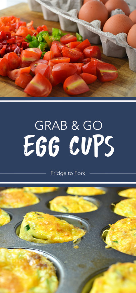 Grab & Go Breakfast Egg Cups - Fridge to Fork