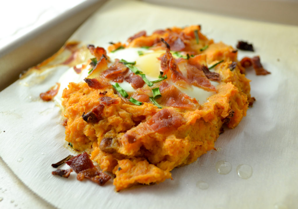 Eggs in Sweet Potato Clouds - Fridge to Fork