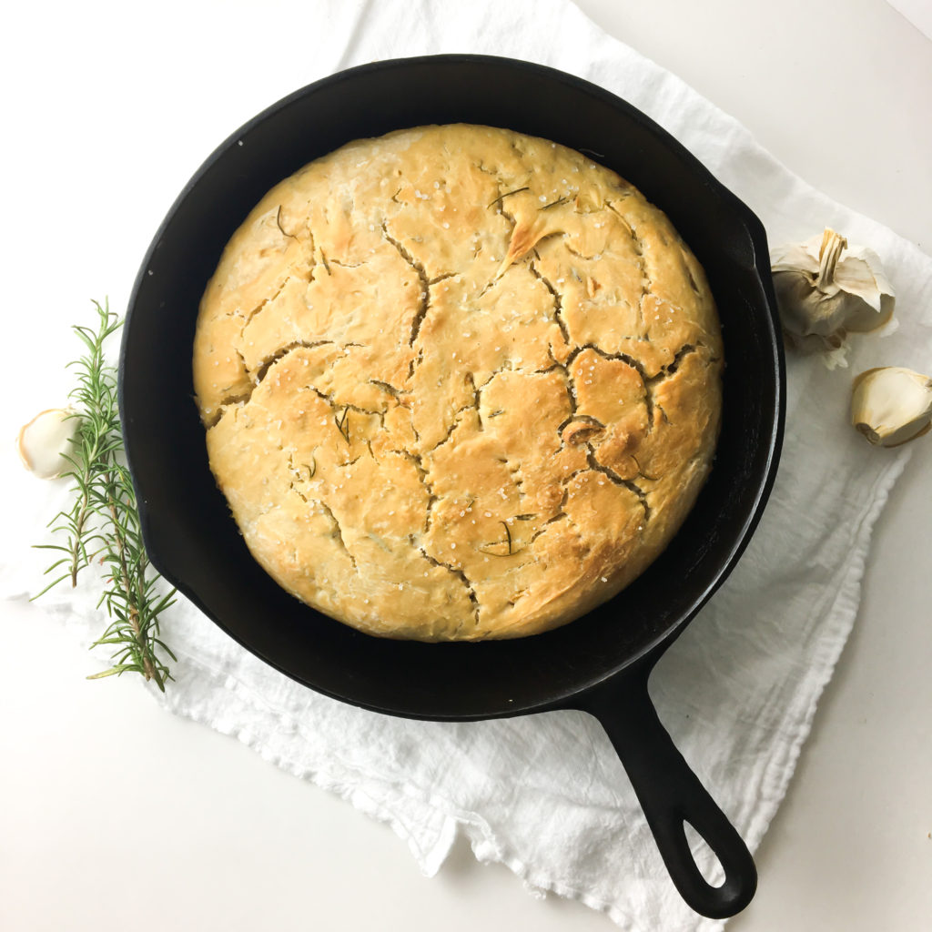 Rosemary Cast Iron Focaccia Fridge to Fork