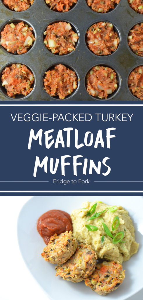 Veggie-Packed Turkey Meatloaf Muffins - Fridge to Fork
