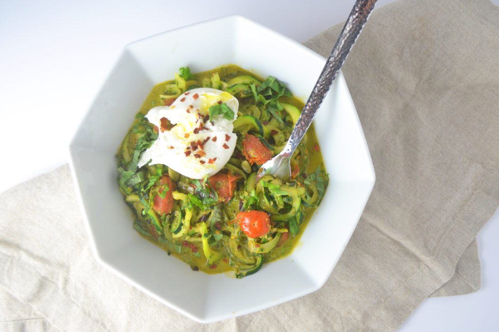 Pumpkin Seed Pesto with Noodles + Tomatoes - Fridge to Fork