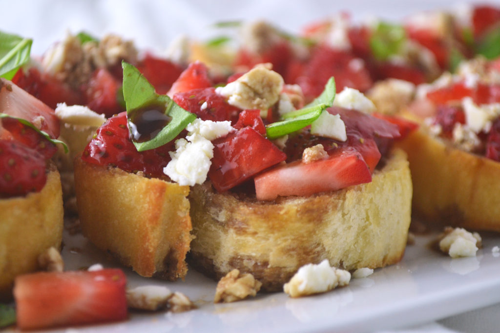 Strawberry Bruschetta | Fridge to Fork
