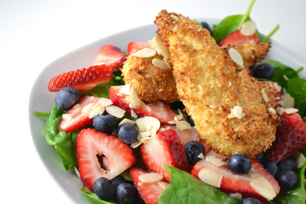 Coconut Chicken Tender Salad (Whole30 + Paleo) - Fridge to Fork
