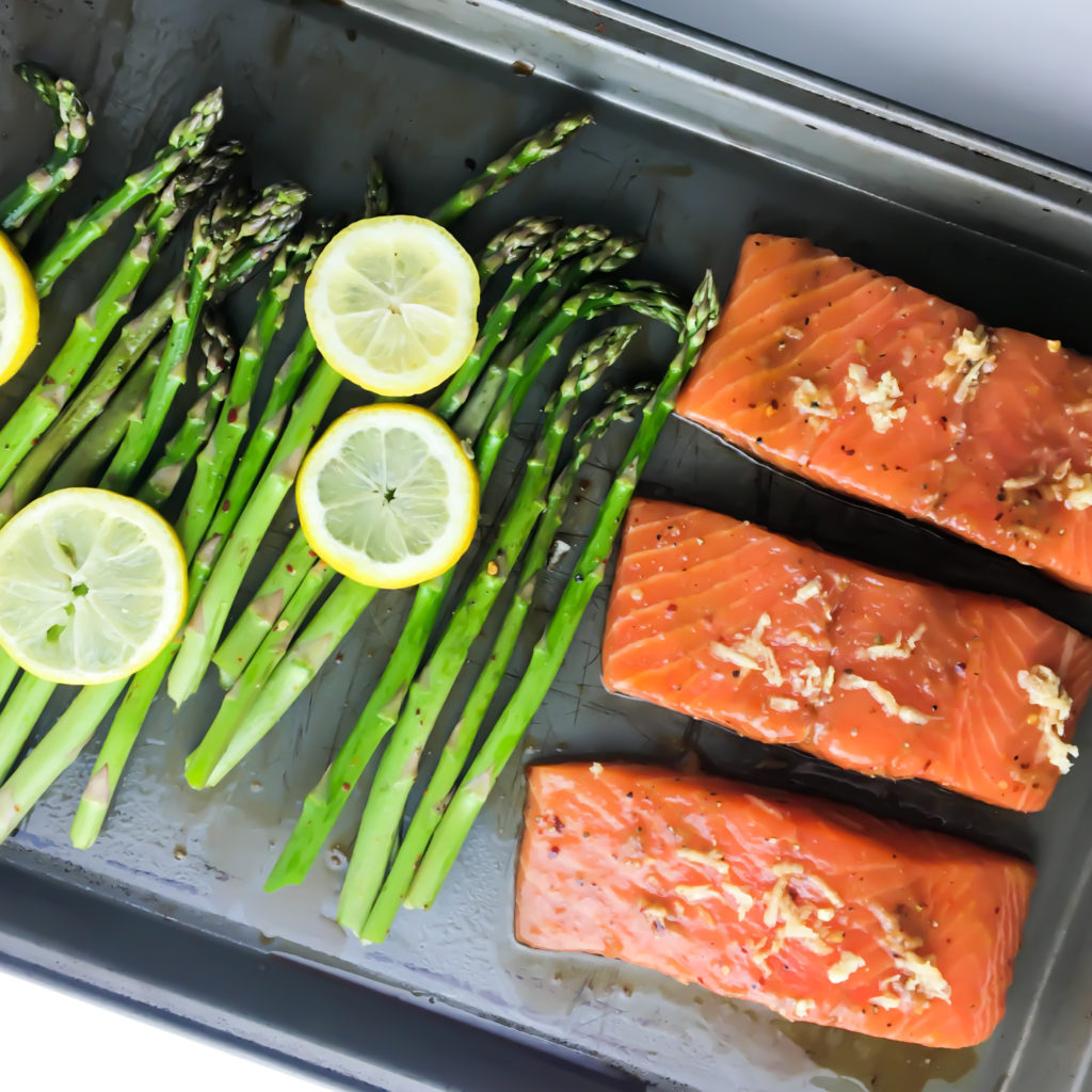 Sheet Pan Salmon + Asparagus - Fridge to Fork