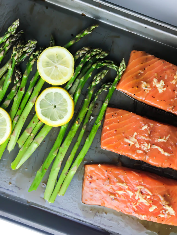 Sheet Pan Salmon + Asparagus - Fridge to Fork