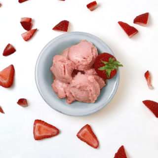 Simple Strawberry Sorbet (No Ice Cream Maker!) | Fridge to Fork