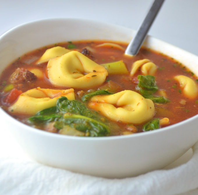 Slow Cooker Tortellini Soup | Fridge to Fork