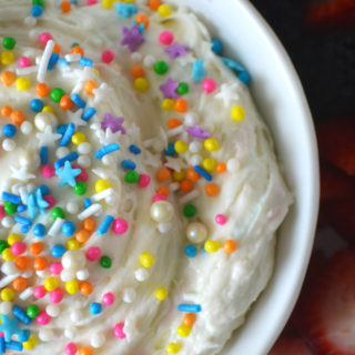 Cake Batter Dip with Sprinkles | Fridge to Fork
